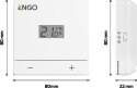 ENGO Controls EASY-230W - Regulator temperatury, 230V, biały, dobowy, natynkowy