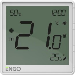 ENGO Controls EONE-230W - Regulator temperatury, 230V, biały, Internetowy, podtynkowy, ZigBee