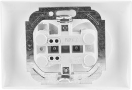 Gniazdo podwójne VCX WESA LC 14 Biały