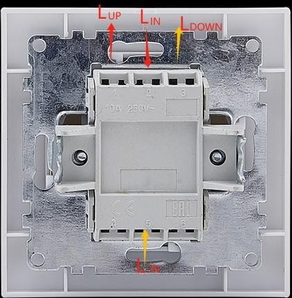 Łącznik żaluzjowy pojedynczy (dwuklawiszowy) VCX WESA LC 12 Biały
