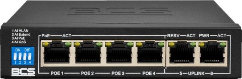 Switch PoE BCS BASIC BCS-B-SP04G02G