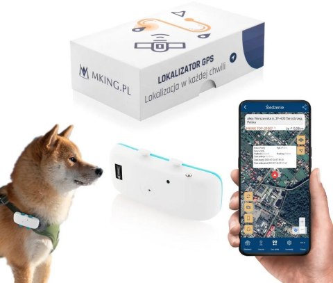 Lokalizator GPS Mking MK032 Dla Psa Kota Aplikacja