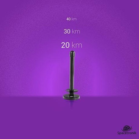 Antena magnetyczna DVB-T2 Spacetronik Hook TV USB 30dB Double Power