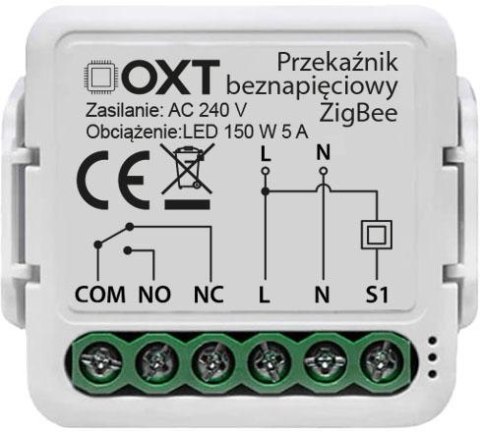 Moduł OXT mini beznapięciowy ZigBee TUYA