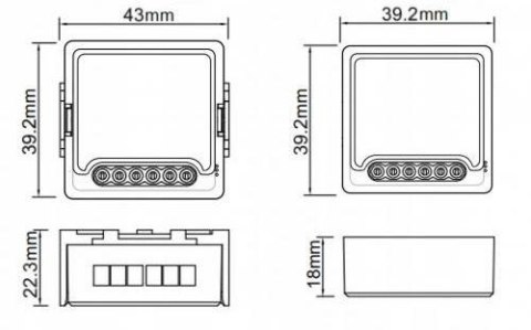 Moduł OXT mini beznapięciowy ZigBee TUYA