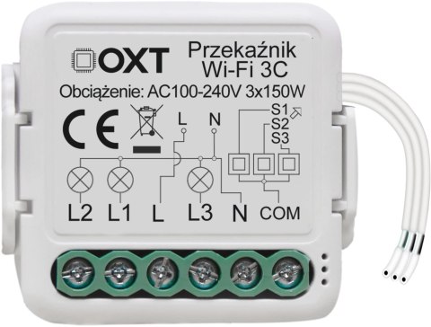 Moduł OXT mini przekaźnik 4 obwody WiFi TUYA
