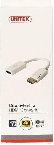 Adapter Unitek DisplayPort 1.2 na HDMI 1.4
