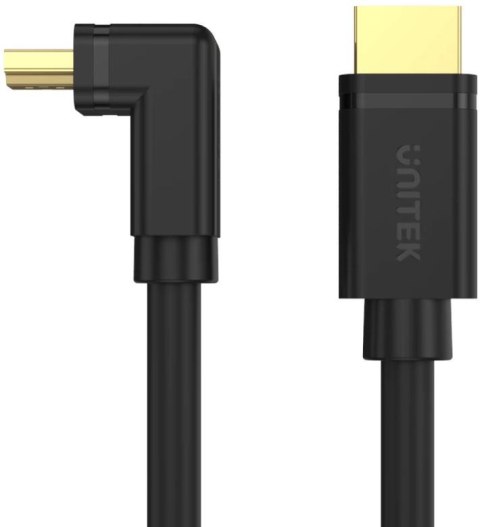 Kabel HDMI Unitek Y-C1002 kątowy HDMI 2.0 90 stopni 4K 3m