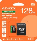 Adata Karta pamięci microSD Speed Plus 128GB UHS1 U3 V30 A2 180/160 MB/s