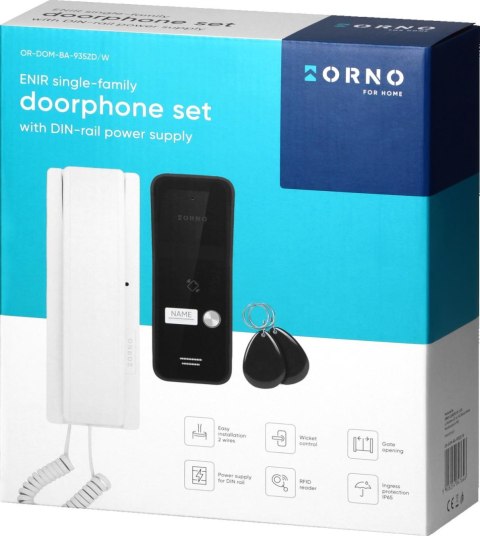 Domofon ORNO OR-DOM-BA-935ZD/W 2-żyłowy