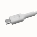 KABEL USB-C / USB-C Greencell PowerFlex 120cm PD 100W biały silikonowy