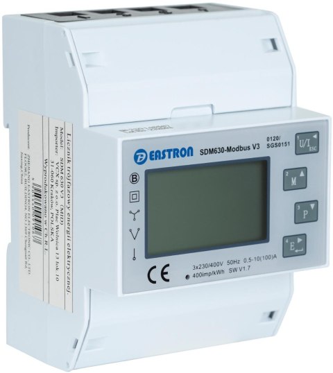 Licznik energii trójfazowy VCX SDM 630 MODBUS V3
