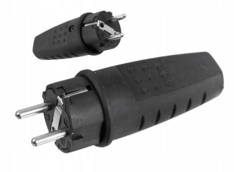 Wtyczka gumowa przenośna 250V, 16A, IP LUX PAWBOL D.3158L