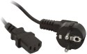 KABEL ZASILAJĄCY CEE 7/7 IEC 320 C13 1.8M WTYCZKA KĄTOWA Lanberg