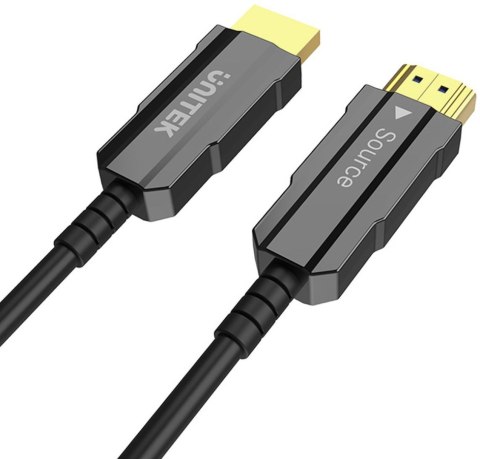 Unitek Kabel optyczny HDMI 2.0 AOC 4K 60Hz 25 m