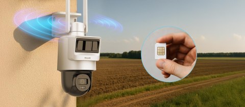 Kamera IP Hilook PTZ-S4-4G z panelem solarnym