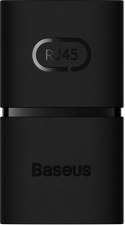 Złączka sieciowa łącznik kabli Ethernet RJ-45 Baseus AirJoy Series 2 szt. - czarna