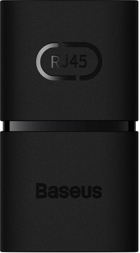 Złączka sieciowa łącznik kabli Ethernet RJ-45 Baseus AirJoy Series 2 szt. - czarna