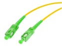 PATCHCORD ŚWIATŁOWODOWY SM 3M SIMPLEX 9/125, SC/APC-SC/APC 3MM
