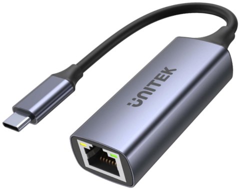 Unitek Adapter USB-C - RJ45 1Gbit LAN, PD 100W U1323A