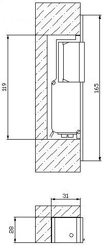 ZACZEP ELEKTRA R2 WĄSKI LEWY