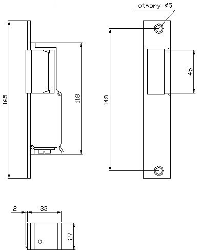 ZACZEP ELEKTRA R2 WĄSKI PRAWY