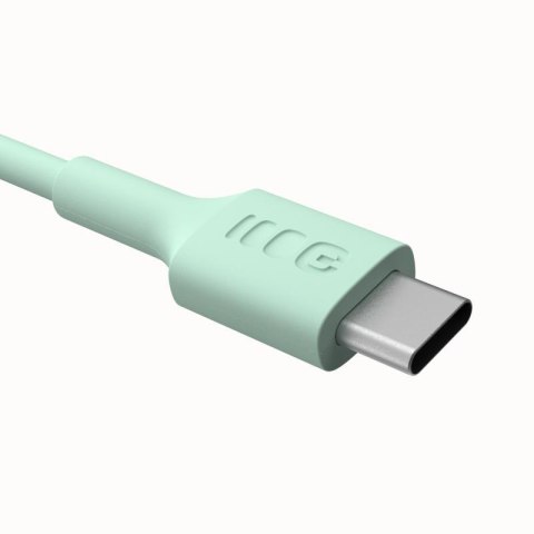 KABEL USB-C / USB-C Greencell PowerFlex 200cm PD 100W zielony silikonowy