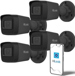 Kamera IP Hilook by Hikvision tuba 4MP IPCAM-B4-P Black Opakowanie zbiorcze 4szt.