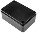 Puszka hermetyczna 120x80x50 bez dławików IP65 bezhalogenowa, czarna PAWBOL S-BOX 216C