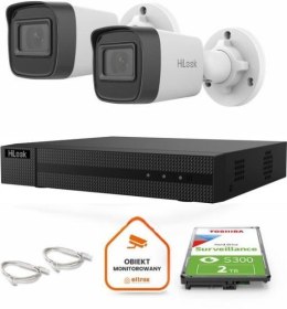 Zestaw do monitoringu Hilook 2 kamery IP IPCAM-B4-P 4MP 2.8mm