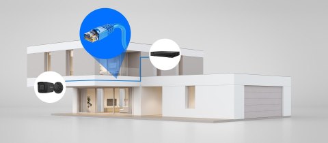 Zestaw do monitoringu Hilook 2 kamery IP IPCAM-B4-P Black 2K+