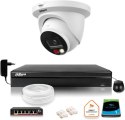 Zestaw monitoringu IP Dahua 8mpx 4K kamera IPC-HDW2849TM-S-IL z dyskiem
