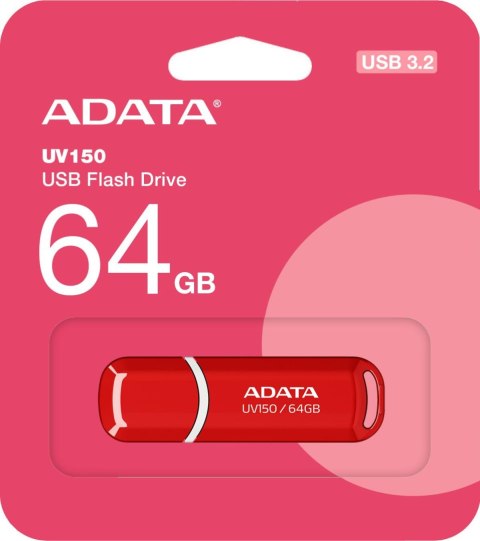 Adata Pendrive UV150 64GB USB3.2 Czerwony