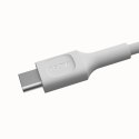 KABEL USB-C / USB-C Greencell PowerStream 120cm PD 100W biały w oplocie