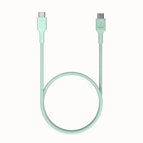 KABEL USB-C / USB-C Greencell PowerStream 120cm PD 100W zielony w oplocie