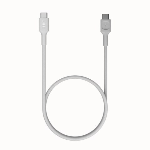 KABEL USB-C / USB-C Greencell PowerStream 30cm PD 100W biały w oplocie