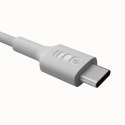 KABEL USB-C / USB-C Greencell PowerStream 30cm PD 100W biały w oplocie