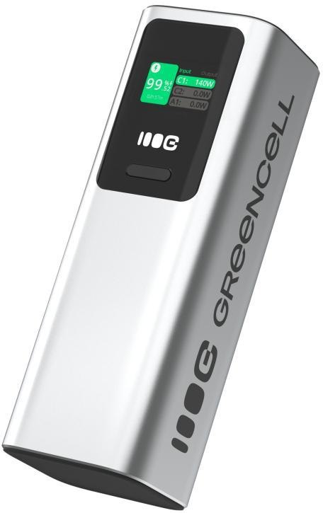 POWERBANK Greencell PowerPlay Ultra 25200mAh SZYBKIE ŁADOWANIE 140W 2x USB-C PD 1x USB-A