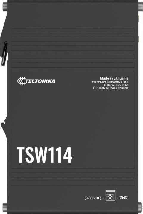 Teltonika TSW114 switch przemysłowy 5xGE (TSW114000000) DIN