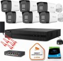 Zestaw do monitoringu Hilook 6 kamery IP IPCAM-B8-30DL/A