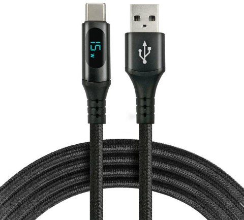 KABEL USB-A / USB-C LCD everActive CBB-2CBL 200cm 3A