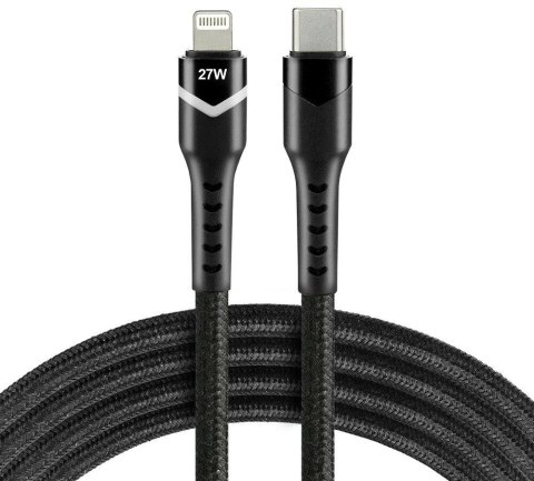 KABEL USB-C / Lightning Apple iPhone LED RGB everActive CBB-1CIR 100cm PD 27W