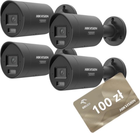 Kamera IP Hikvision DS-2CD2087G3-LI2UY/SL 2.8mm BLACK PL Opakowanie zbiorcze 4szt.