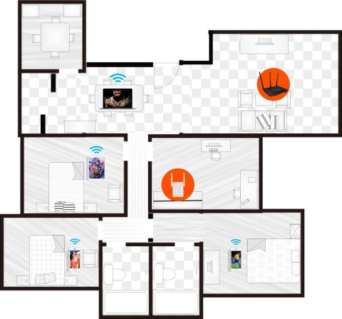REPEATER TENDA A18 AC 1200MBPS
