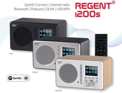 Radio Ferguson Regent i200s (Dark Gray) (Spotify, DAB, FM, USB, AUX IN, Bluetooth)