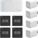 TECH STEROWNIKI Zestaw bezprzewodowej kontroli strefowej ogrzewania grzejnikowego
