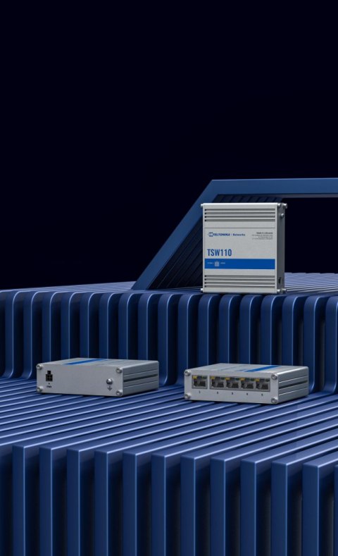 Teltonika TSW110 switch przemysłowy 5xGE (TSW110000000)
