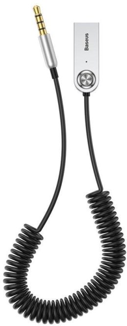 Baseus BA01 odbiornik dźwięku Bluetooth 5.0 kabel adapter audio AUX jack czarny (CABA01-01)