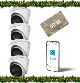 Kamera IP Hilook by Hikvision kopułka 4MP IPCAM-T4-30DL Opakowanie zbiorcze 4 szt.