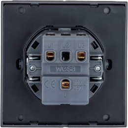 Przycisk dzwonkowy szary WESA - CC TR 06